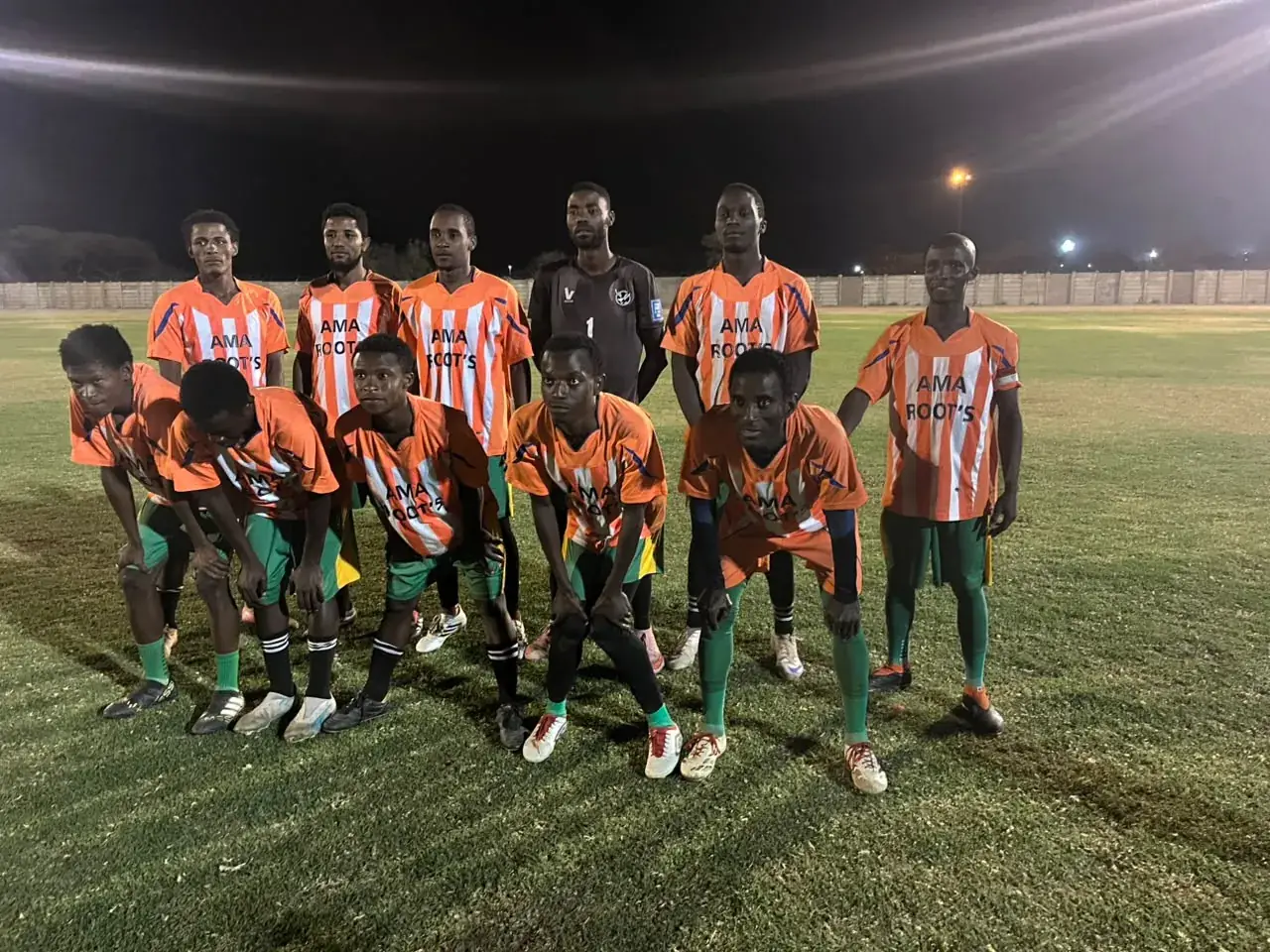 Event photograph from the Otjiwarongo Sports Bonanza 2026 at Mokati Stadium, Otjiwarongo