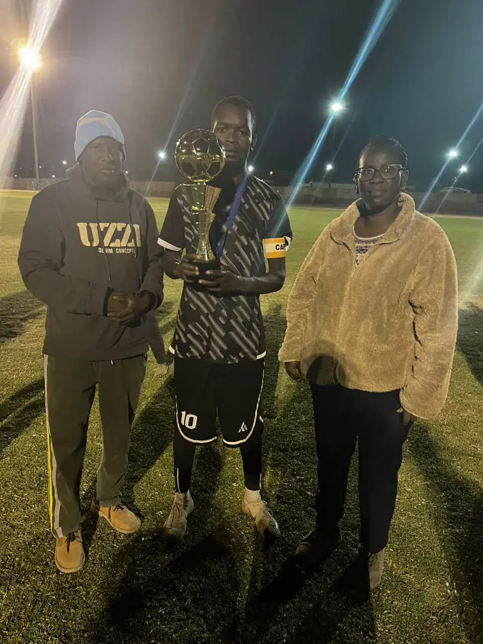 Event photograph from the Otjiwarongo Sports Bonanza 2026 at Mokati Stadium, Otjiwarongo