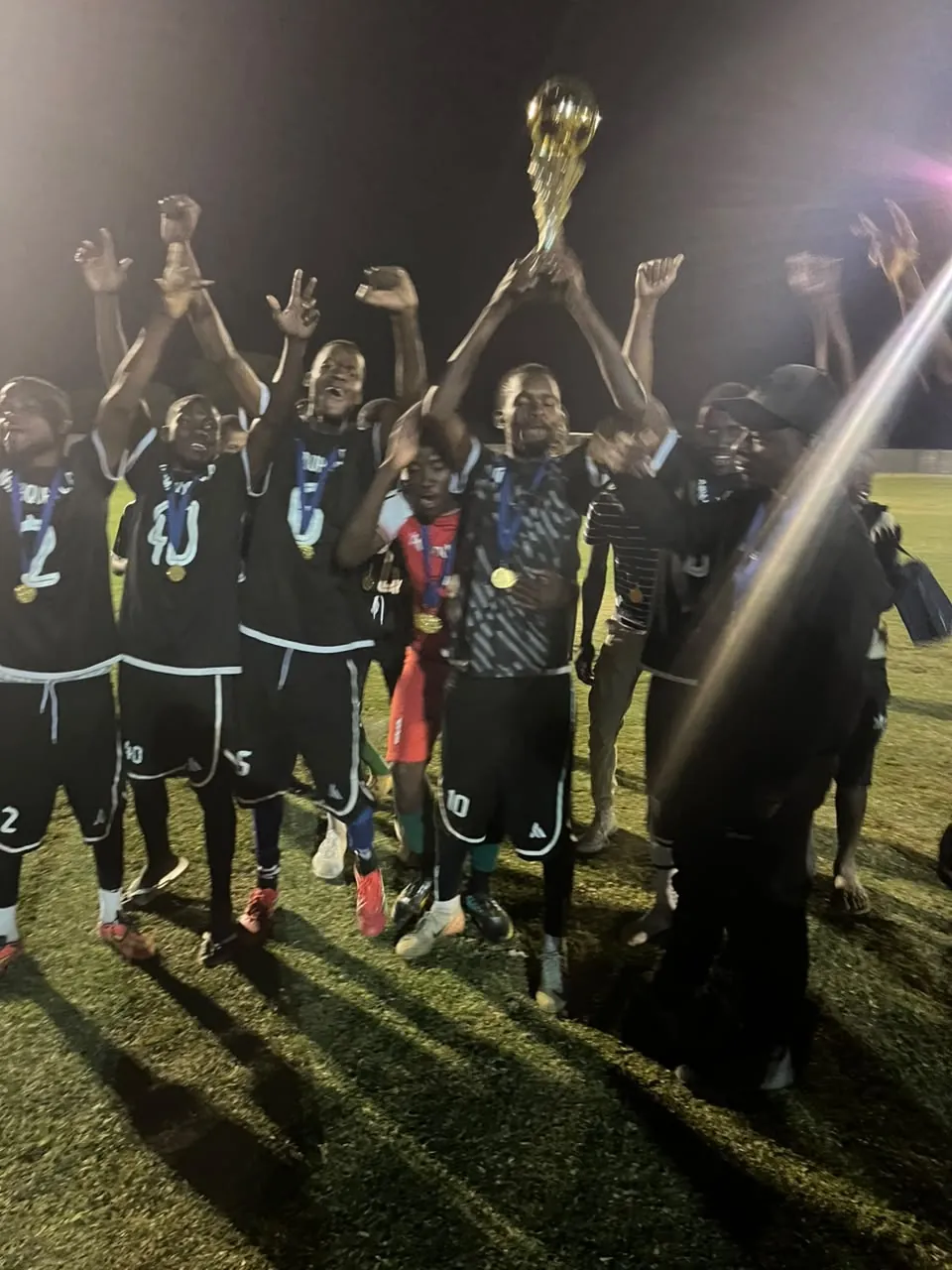 Event photograph from the Otjiwarongo Sports Bonanza 2026 at Mokati Stadium, Otjiwarongo